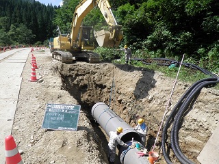 水圧管路の写真