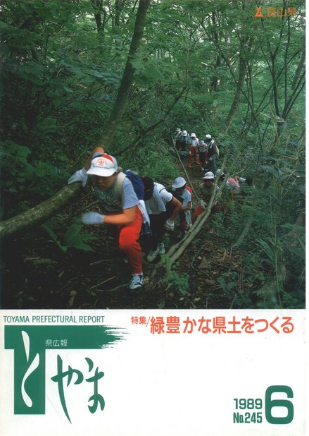 県広報とやま　1989年（平成元年）6月号　No.245　表紙
