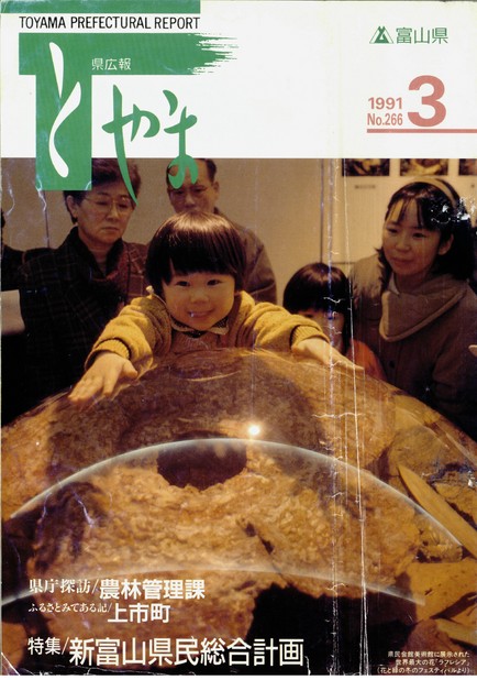 県広報とやま　1991年（平成3年）3月号　No.266　表紙