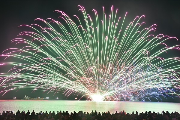 ゑびす祭りの花火