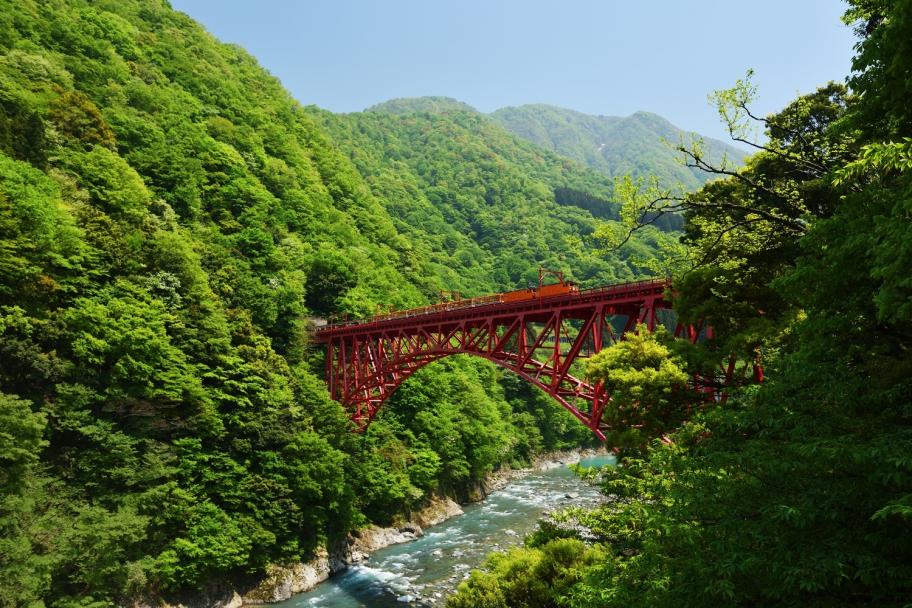 列車から見える新山彦橋