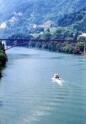 庄川峡の写真