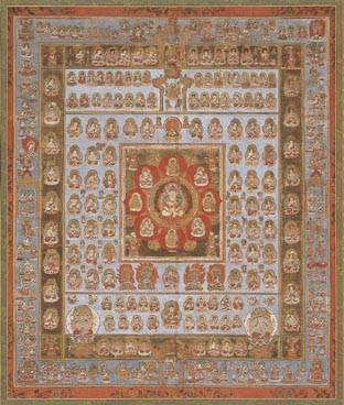 絹本著色両界曼荼羅図2