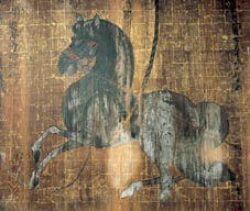安居寺の絵馬（左）