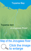 Map of the Jinzugawa River
