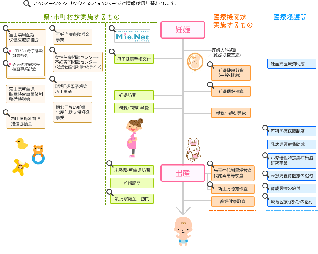 主な母子保健事業