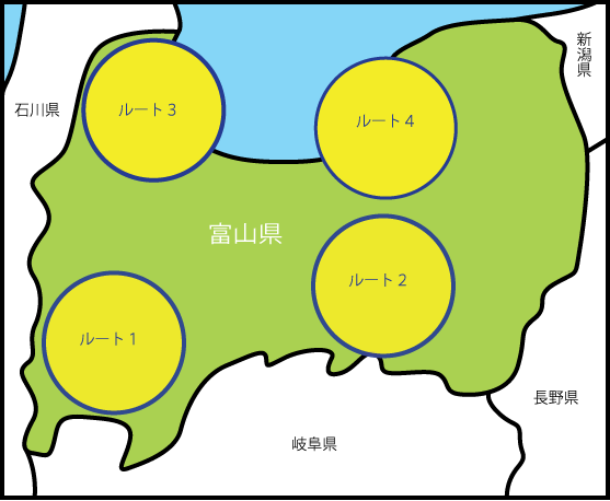 富山県地図