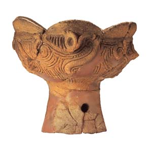 縄文土器 台付鉢 富山県／境A遺跡 縄文土器 台付鉢