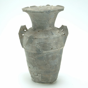 富山県／栗山楮原遺跡 須恵器 双耳瓶