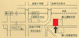 自動車税センターの地図