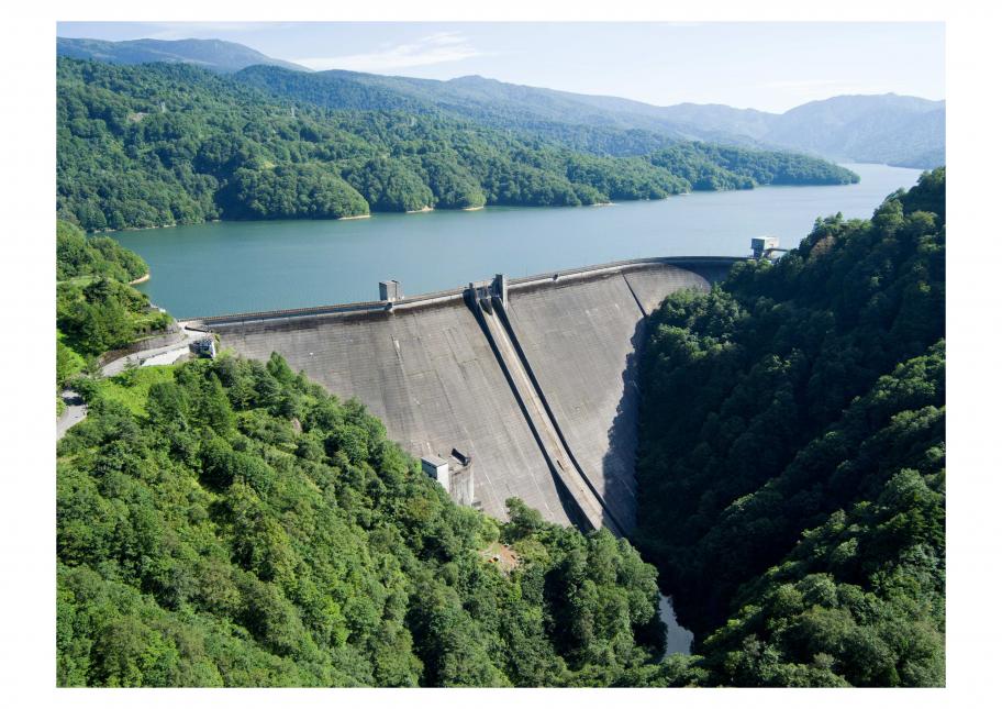 有峰ダム（北陸電力提供）