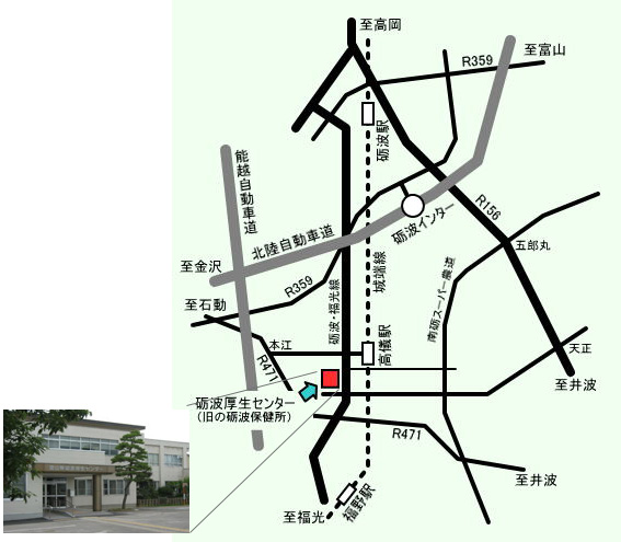 砺波厚生センター地図