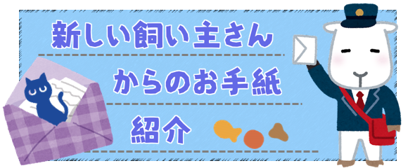 飼い主さんからのお手紙紹介