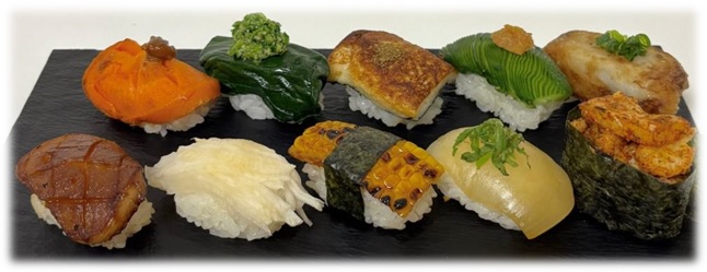 野菜寿司10貫