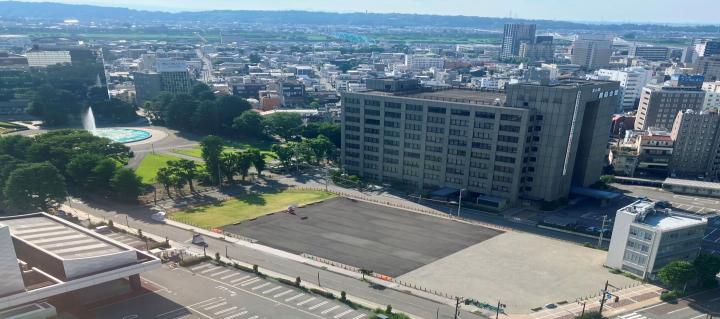 NHK跡地の写真（遠景）