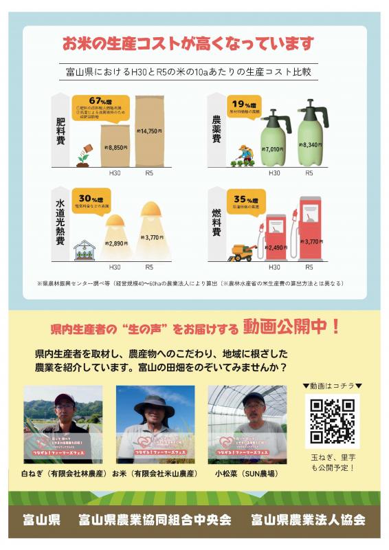 地産地消チラシ裏