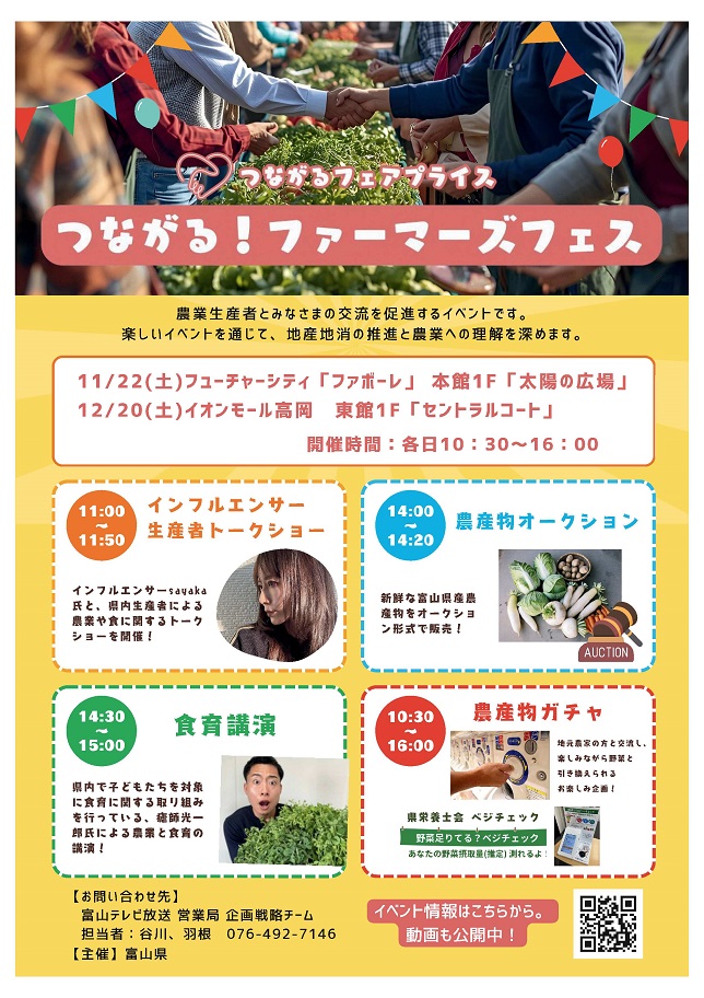 つながる!ファーマーズフェスチラシ