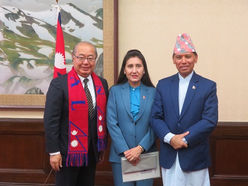 ネパール大使表敬2