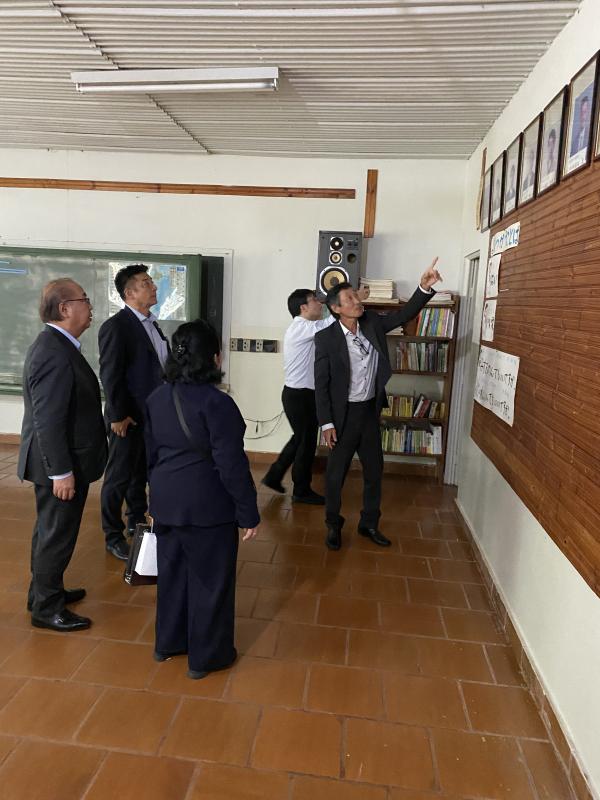 旧3アリアンサ日本語学校視察