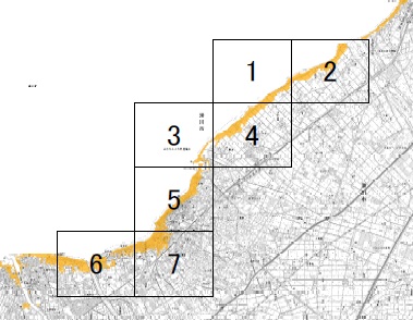 滑川市位置図