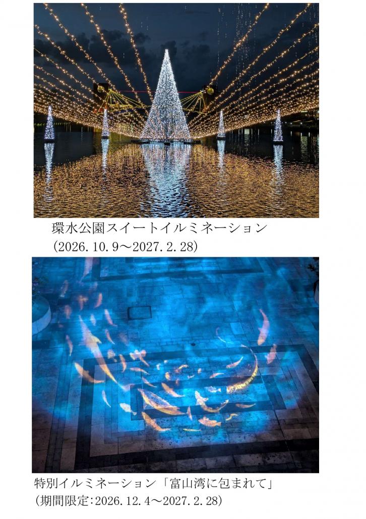 環水公園イルミネーション