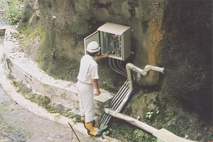 漏水量観測の画像